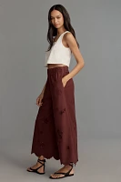 The Somerset Pull-On Pants: Washed Embroidered Edition