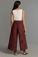 The Somerset Pull-On Pants: Washed Embroidered Edition