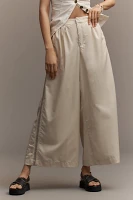 By Anthropologie Pleated Embroidered Trousers