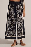 The Somerset Pull-On Pants: Printed Linen Cotton Edition