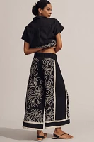 The Somerset Pull-On Pants: Printed Linen Cotton Edition