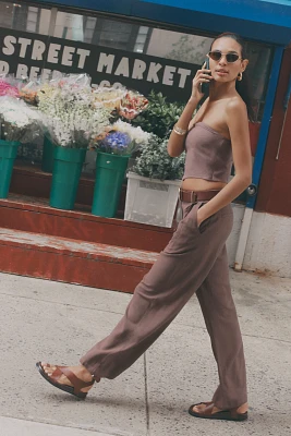4th & Reckless Macie Linen Blend Trousers