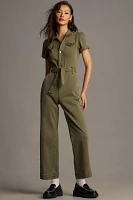 PAIGE Anessa Short-Sleeve Jumpsuit