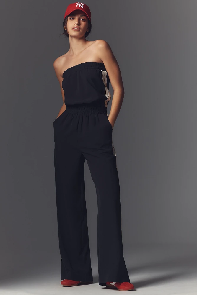 Bishop + Young Strapless Stripe Jumpsuit