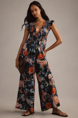 The Peregrine Jumpsuit: Printed Eyelet Edition