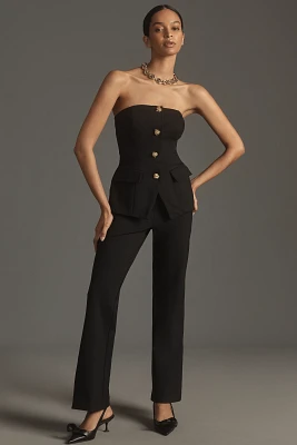 Maeve Strapless Twofer Jumpsuit