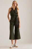 Maeve Cropped Halter Jumpsuit