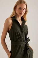 Maeve Cropped Halter Jumpsuit