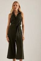 Maeve Cropped Halter Jumpsuit