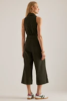 Maeve Cropped Halter Jumpsuit