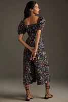 Hutch Puff-Sleeve Floral Jumpsuit