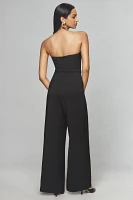 Hutch Strapless Belted Wide-Leg Jumpsuit