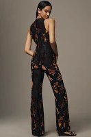 Hutch Velvet Floral Darby Jumpsuit