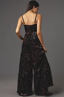 Hutch Tiered Velvet Jumpsuit