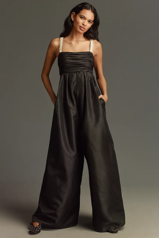 Hutch The Mabel Rhinestone Wide-Leg Jumpsuit