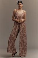 Hutch Sleeveless V-Neck Waistless Wide-Leg Jumpsuit