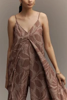 Hutch Sleeveless V-Neck Waistless Wide-Leg Jumpsuit
