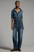 Pilcro Relaxed Denim Utility Jumpsuit