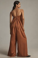 If By Sea Strapless Wide-Leg Jumpsuit