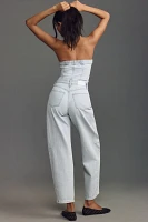 Pistola Daphine Strapless Denim Jumpsuit