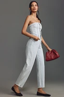 Pistola Daphine Strapless Denim Jumpsuit