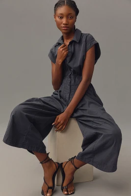 By Anthropologie Shirting Parachute Jumpsuit