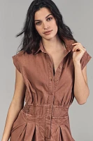 By Anthropologie Shirting Parachute Jumpsuit