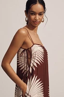 By Anthropologie Printed Wide-Leg Jumpsuit