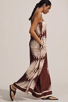 By Anthropologie Printed Wide-Leg Jumpsuit