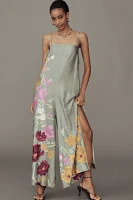 By Anthropologie Printed Wide-Leg Jumpsuit