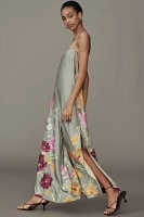 By Anthropologie Printed Wide-Leg Jumpsuit