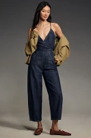 Ética Birdie Denim Halter Jumpsuit