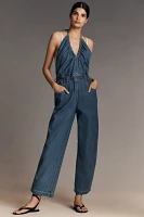 Ética Laurelle Halter Barrel Jumpsuit