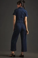 The Colette Weekend Denim Jumpsuit by Maeve