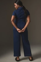 The Colette Weekend Denim Jumpsuit by Maeve