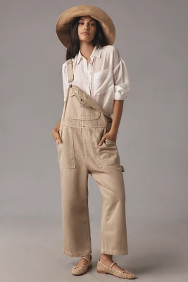 Denimist Relaxed Cropped Overalls