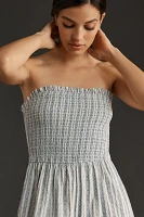 By Anthropologie Linen Balloon Jumpsuit