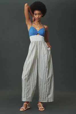 Plenty by Tracy Reese Poplin Striped Jumpsuit