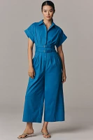 The Tobie Pleated Jumpsuit by Exquise: Belted Edition