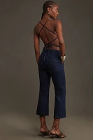 Pilcro Open-Back Denim Jumpsuit