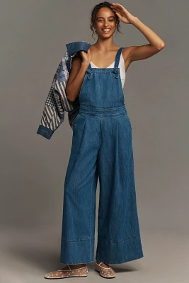 Maeve Pinafore Denim Jumpsuit