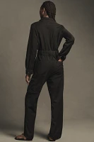 The Lonnie Cuffed Crop Jumpsuit by Pilcro