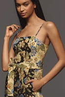 Farm Rio x Anthropologie Square-Neck Floral Jumpsuit