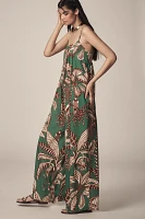 Farm Rio x Anthropologie Waistless Printed Jumpsuit