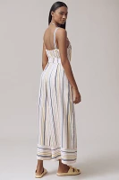Maeve Easy Sleeveless Shirting Jumpsuit