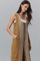 Pilcro Front-Zip Utility Overalls