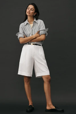Joe's Jeans Brody Linen Blend Bermuda Shorts