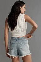 BLANKNYC the Reeve From Heart Denim Shorts