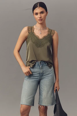 Wrangler High-Rise Denim Bermuda Shorts