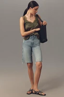 Wrangler High-Rise Denim Bermuda Shorts